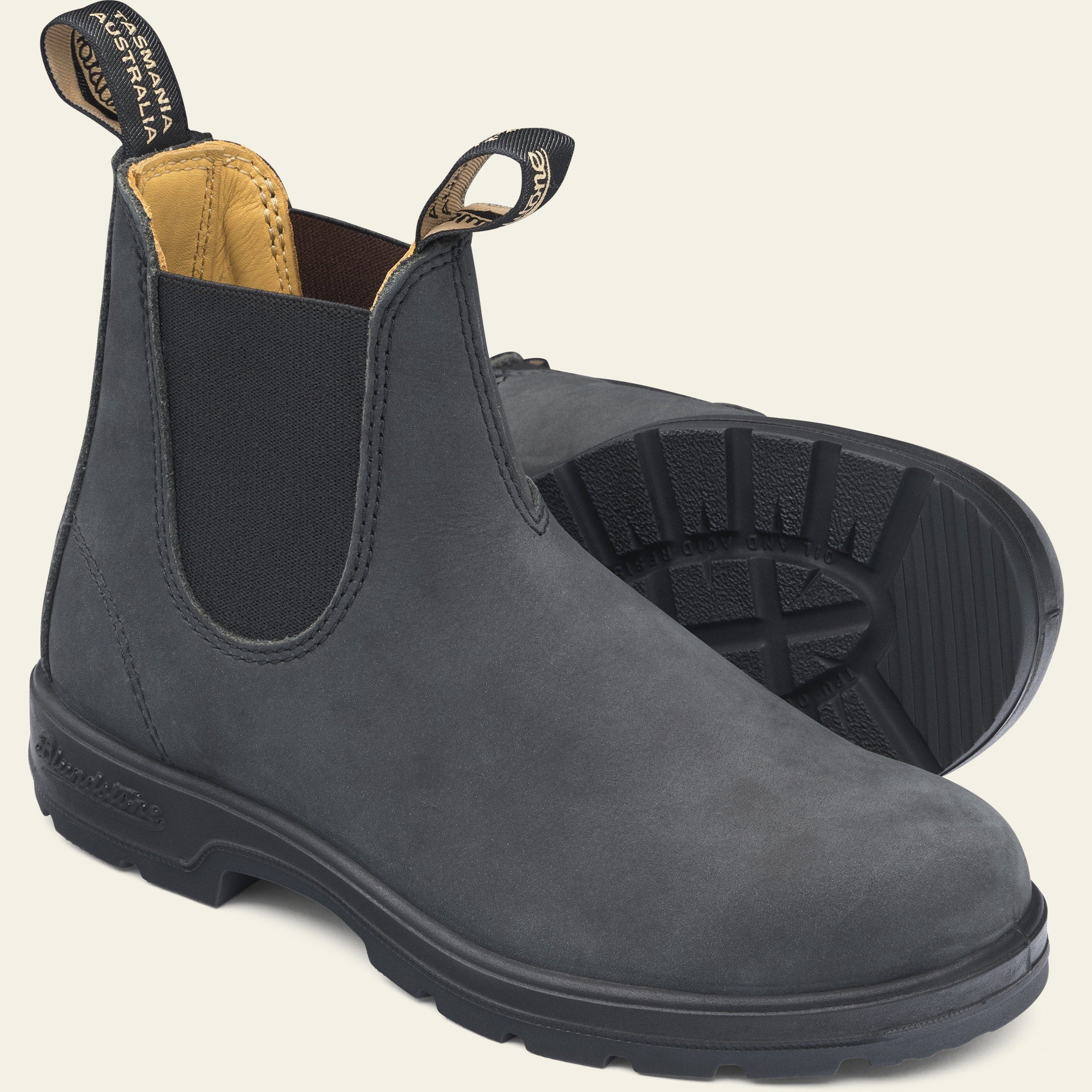 Black Blundstones US 9.5 AU 6 1/2 Blundstone 587 (Unisex) - Rustic Black – Chiappetta Shoes main image 4