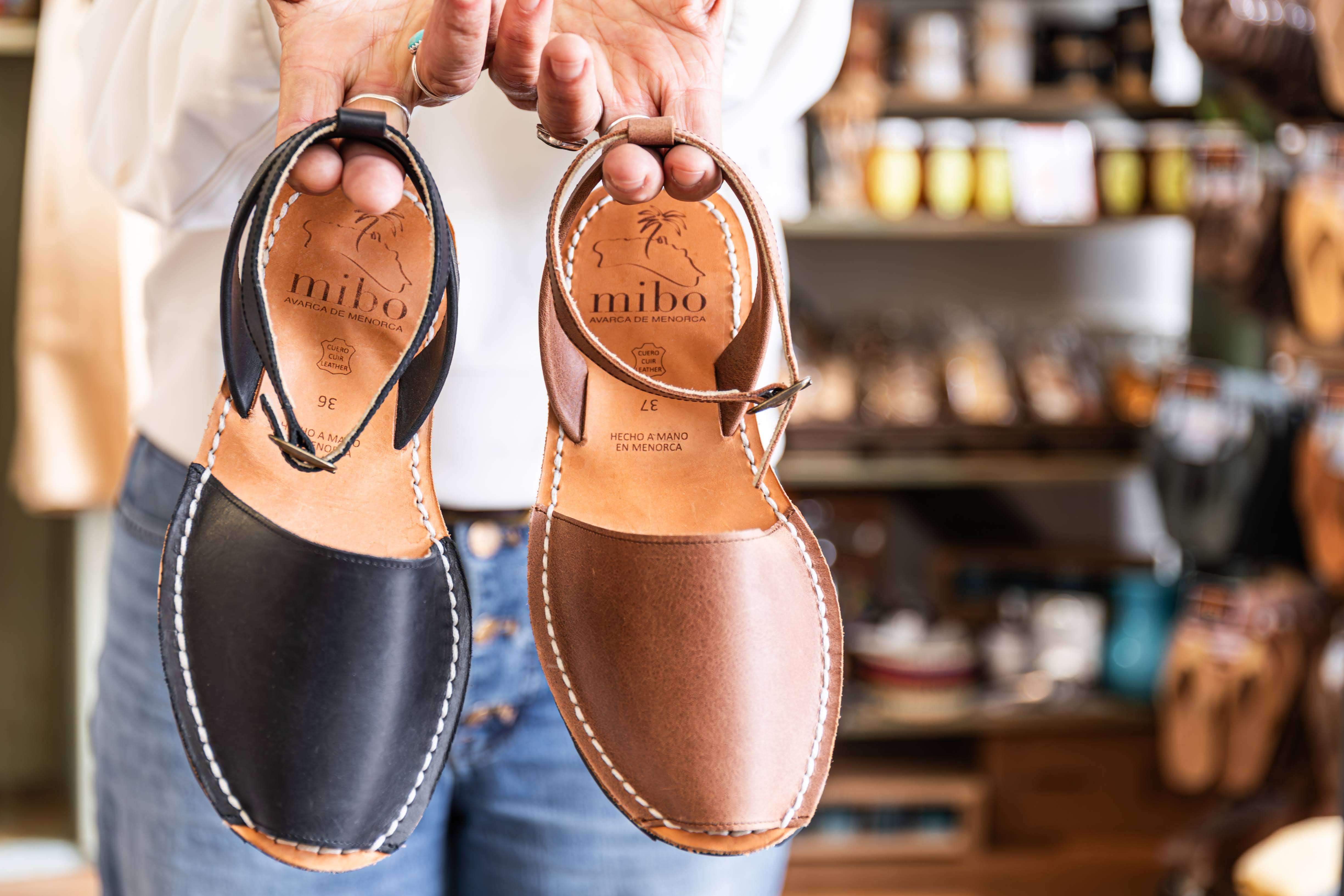 Les Doubles Sandales leather sandals