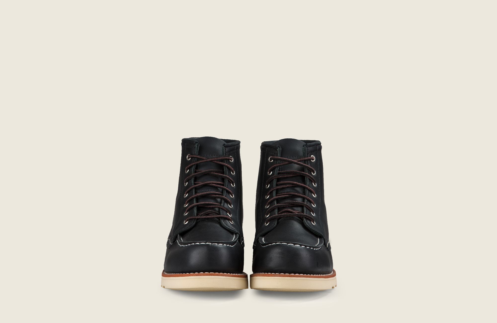3373 Women's 6 Classic Moc Black - Red Wing